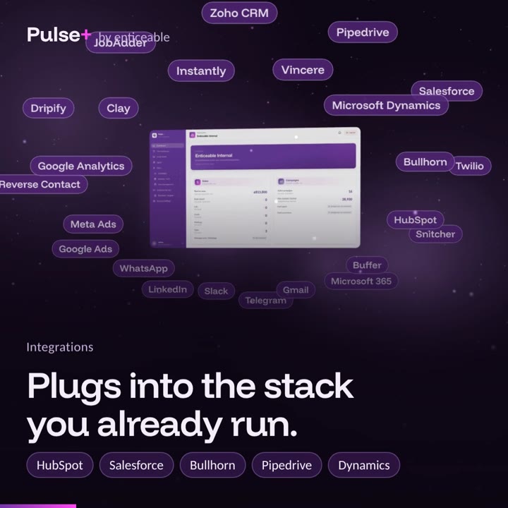 Still from the Pulse+ film Pulse+ plugs into your stack